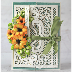 Heartfelt Fancy Flourish Border Die  HCD2-7403
