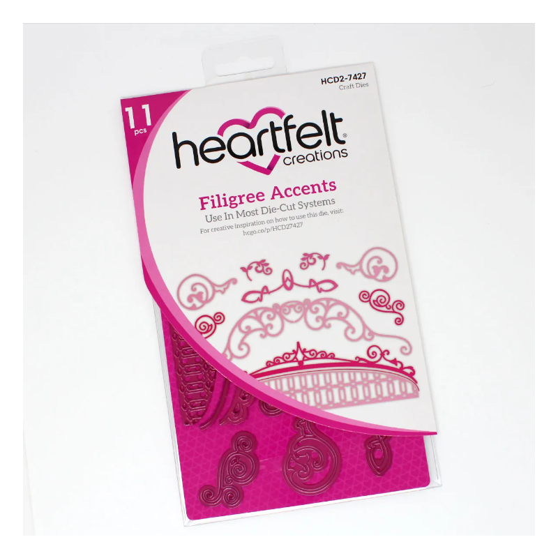 Heartfelt Filigree Accents Die  HCD2-7427
