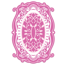 Heartfelt Fancy Classic Oval Frame Die  HCD2-7381