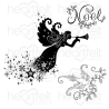 Heartfelt Starry Noel Angel Cling Stamp + Die  HCPC-3997 HCD1-7415