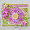 Heartfelt Floral Mosaics Die + stämpel  HCD1-7389  HCPC-3978