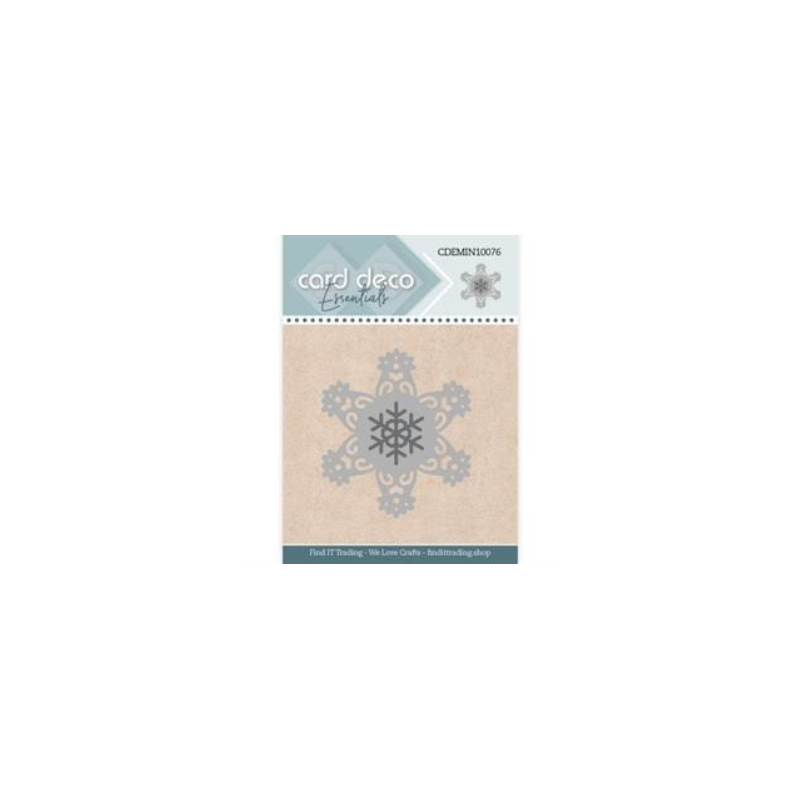 Card Deco Mini Dies "Snow Crystal" CDEMIN10076