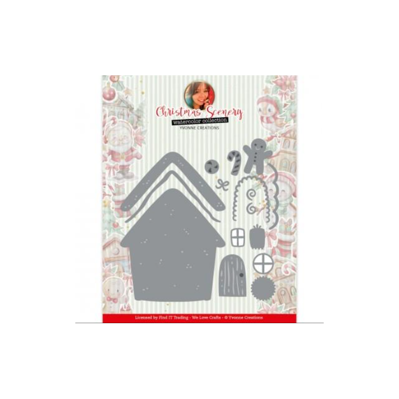 Yvonne Design Dies "Gingerbread House" YCD10334