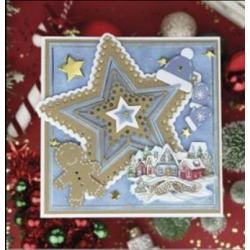 Yvonne Design Dies "Santa's Big Star" YCD10331