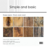 Simple and Basic Design Papers 12x12 "Wood, wood, wood" SBP725