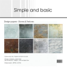 Simple and Basic Design Papers 12x12 "Stones & Texture" SBP726