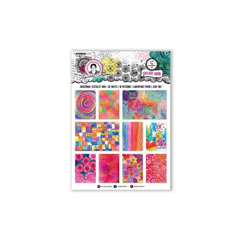 Studio Light Collage Paper Signature Collection nr.02 ABM-SI-CP02 210x294mm