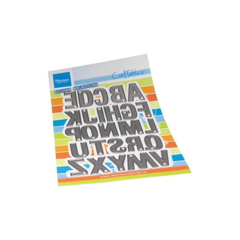 Marianne D Craftable Alphabet in capital letters CR1641 97x140 mm