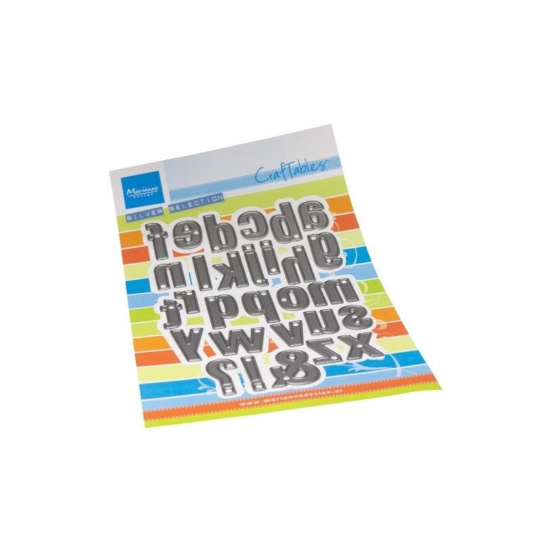 Marianne D Craftable Alphabet Lowercase CR1642 29 pcs, 90,5x134 mm