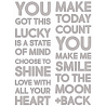 Sizzix Thinlits Die Set 7PK Bold Text 2 by Tim Holtz