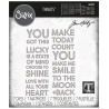Sizzix Thinlits Die Set 7PK Bold Text 2 by Tim Holtz