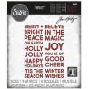 Sizzix • Thinlits Die Set Bold Text Christmas 9 pieces