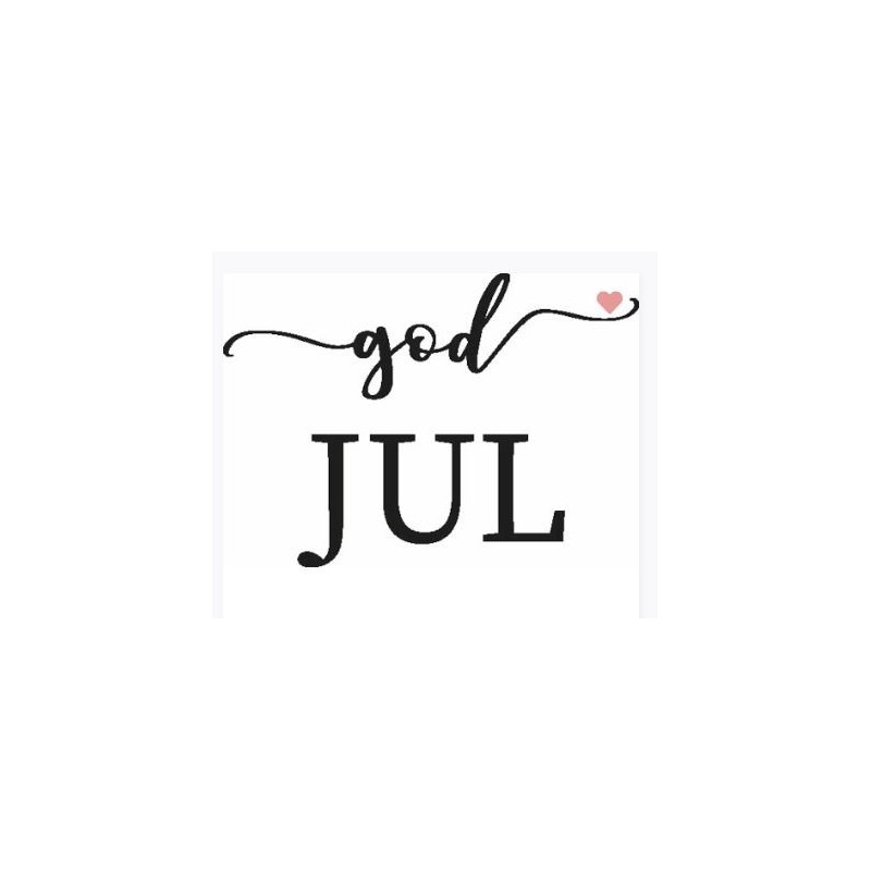 Lazer Design Stämpel  god JUL