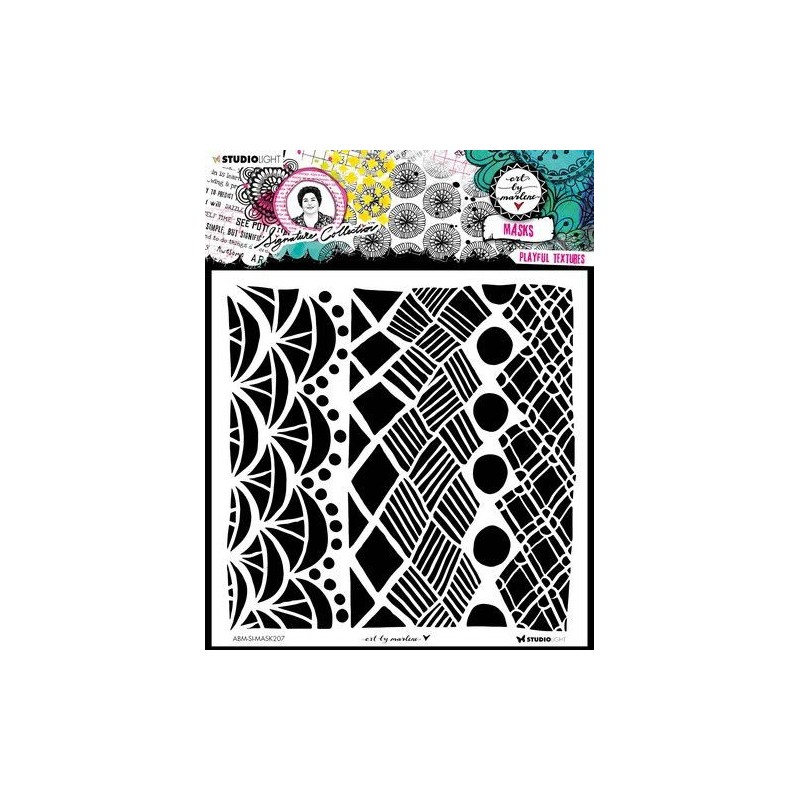 Studio Light Mask Signature Collection nr.207 ABM-SI-MASK207 203,2x203,2mm
