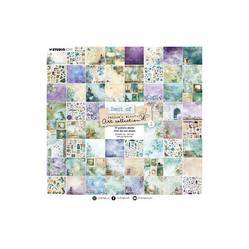 Studio Light Die-cut block 8x8 Essentials nr.69 JMA-ES-DCB69 203x203mm