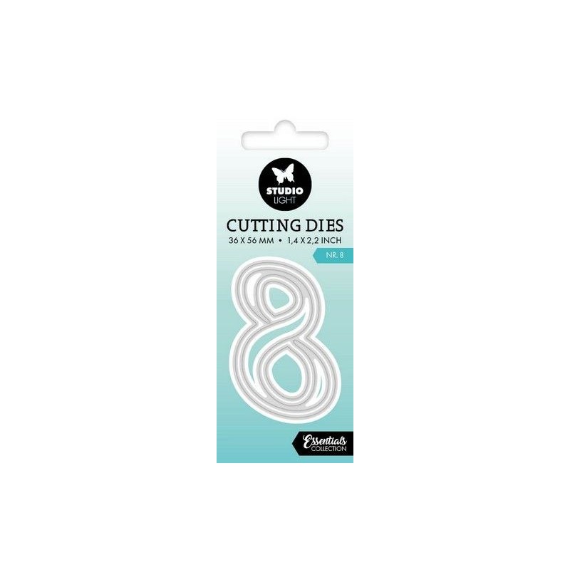 Studio Light Cutting die Essentials NR. 8 nr.752 SL-ES-CD752 36x56mm