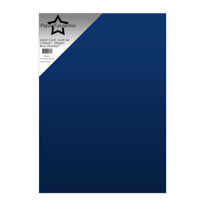 Paper Favourites Mirror Card Mat "Blue Obsidan" PFSS012