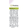 CraftEmotions Die - uppercase alphabet Card 5x10cm