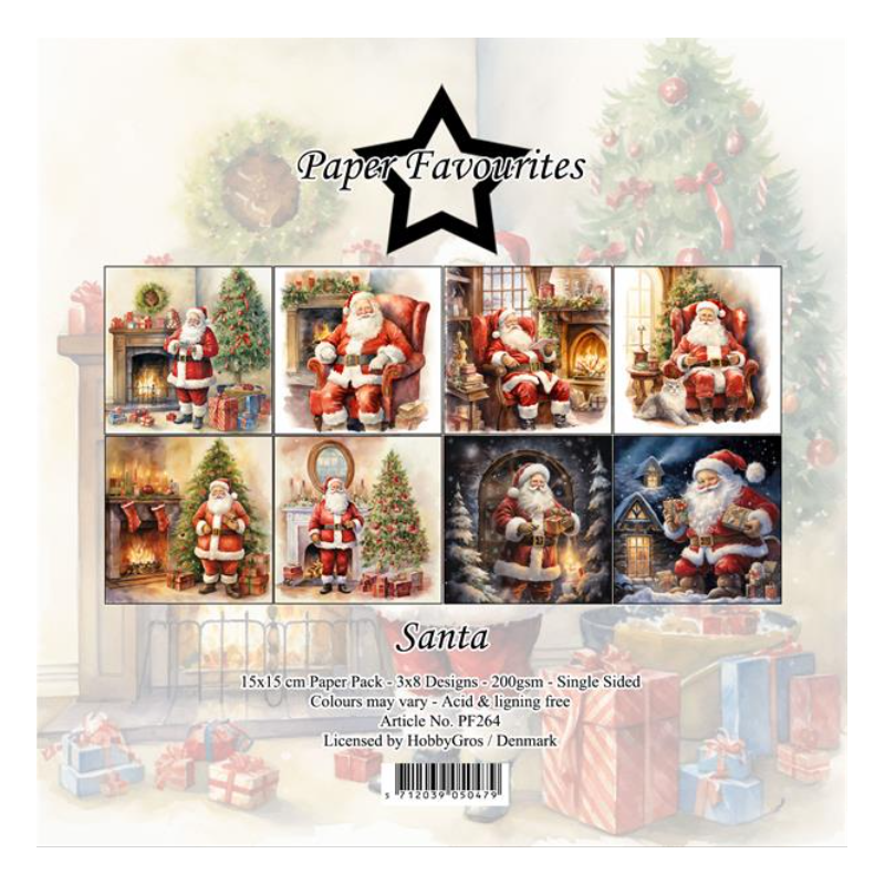 Paper Favourites 6X6 Paper Pack "Santa" PF264