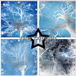 Paper Favourites Paper Pack "Silver Trees" PF267
