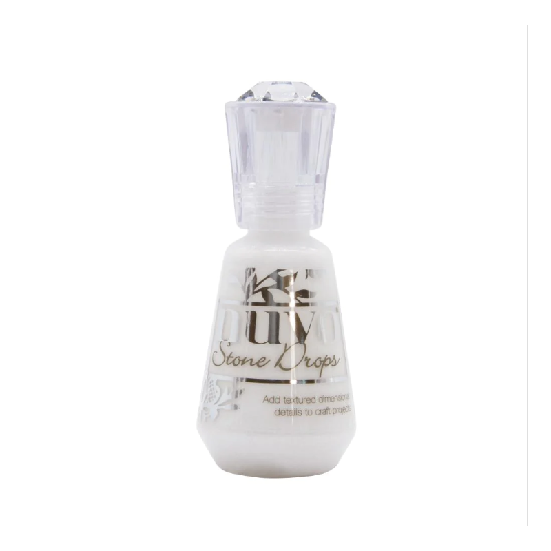 Nuvo Stone Drops "Chalk White" 1296N