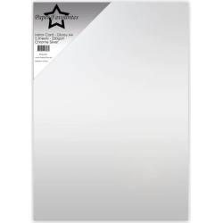 Paper Favourites Mirror Card Glossy "Chrome Silver" PFSS103