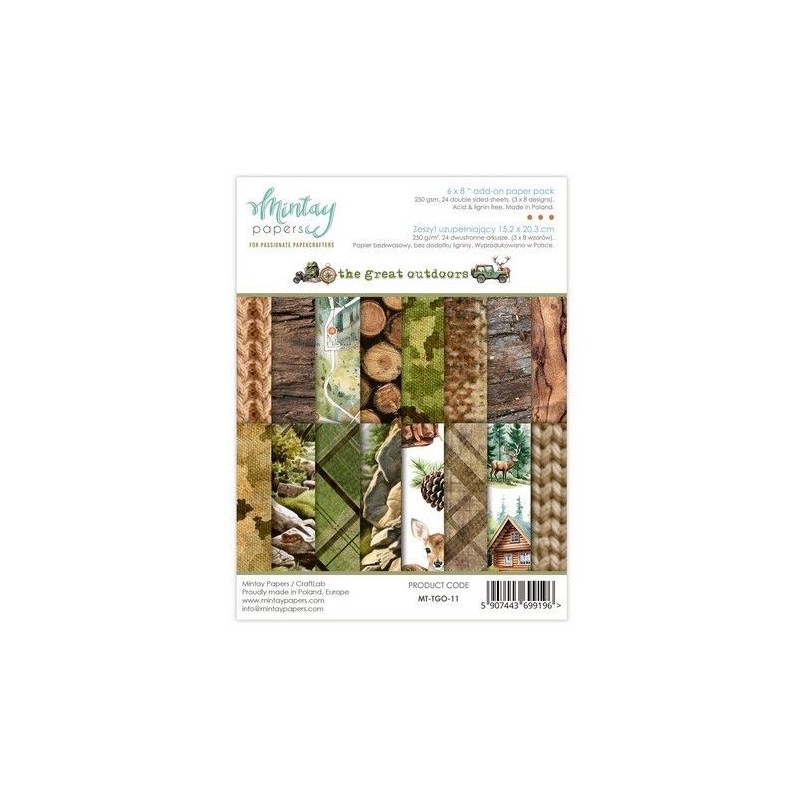 Mintay 6 x 8 Add-On Paper Pad - The Great Outdoor MT-TGO-11