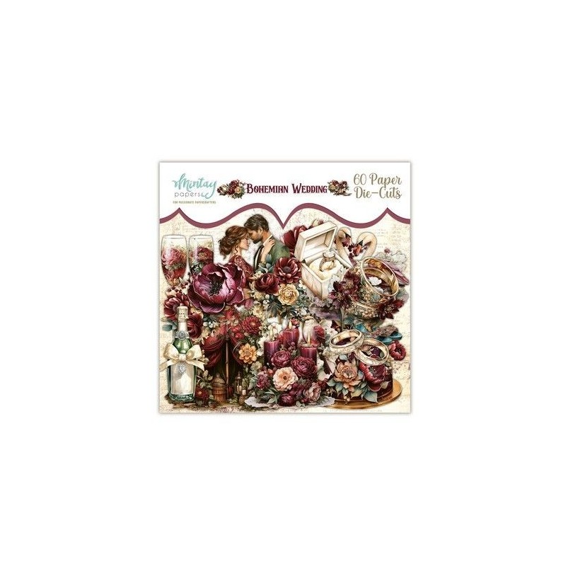 Mintay Paper Die-Cuts - Bohemian Wedding, 60 pcs MT-BOH-LSC