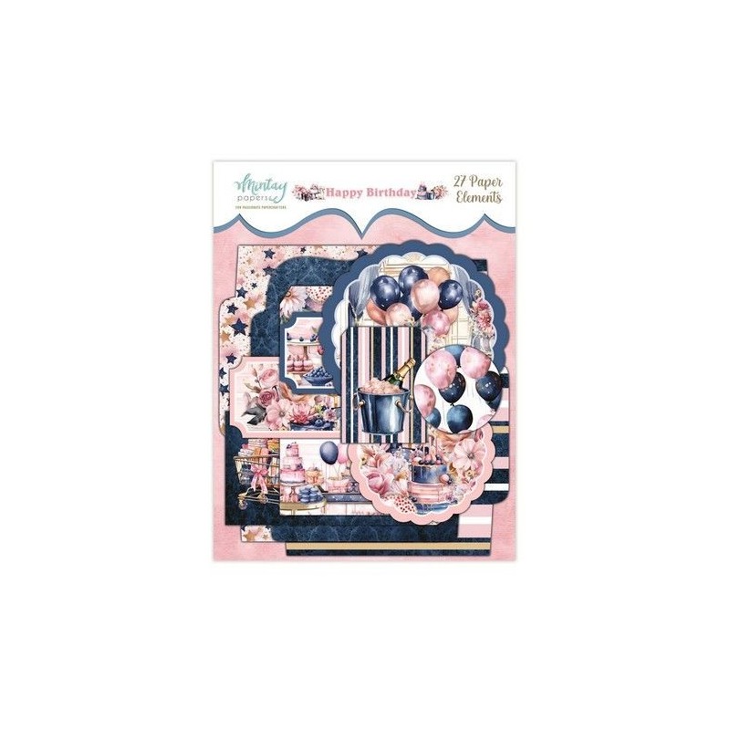 Mintay Paper Elements - Happy Birthday, 27 pcs MT-HAB-LSCE
