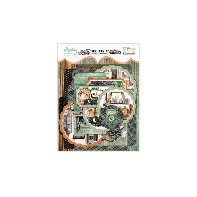 Mintay Paper Elements - Mr. Fix It, 27 pcs MT-FIX-LSCE