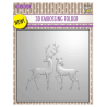 Nellie's Choice • 3D Embossing Folder Christmas Reindeer