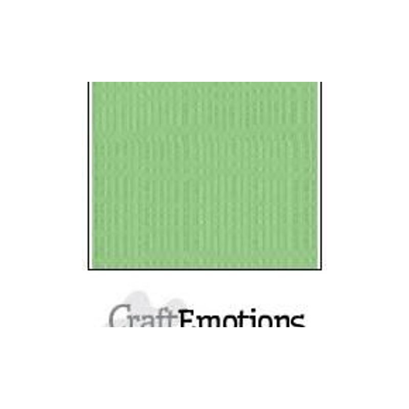CraftE Cardstock Linen Pistachio 12"x12" / 10st