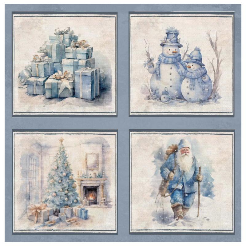 Reprint 12x12 Bild ark - Frozen Collection Cards - 12x12 (30,5 x 30,5 cm)