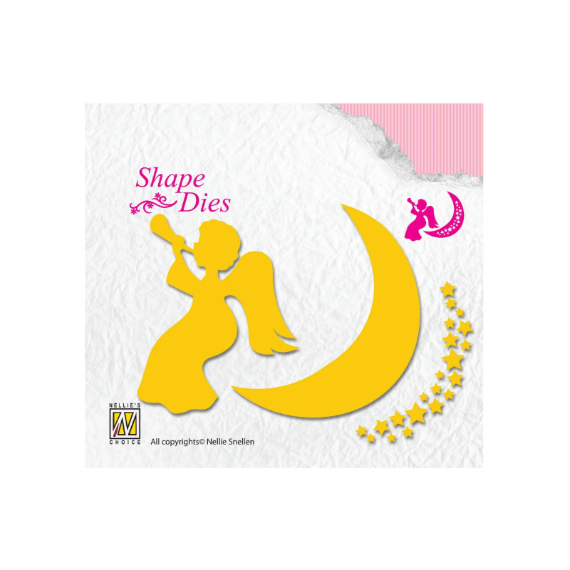 Nellie's Choice • Shape Dies Continue Angel, Stars & Moon