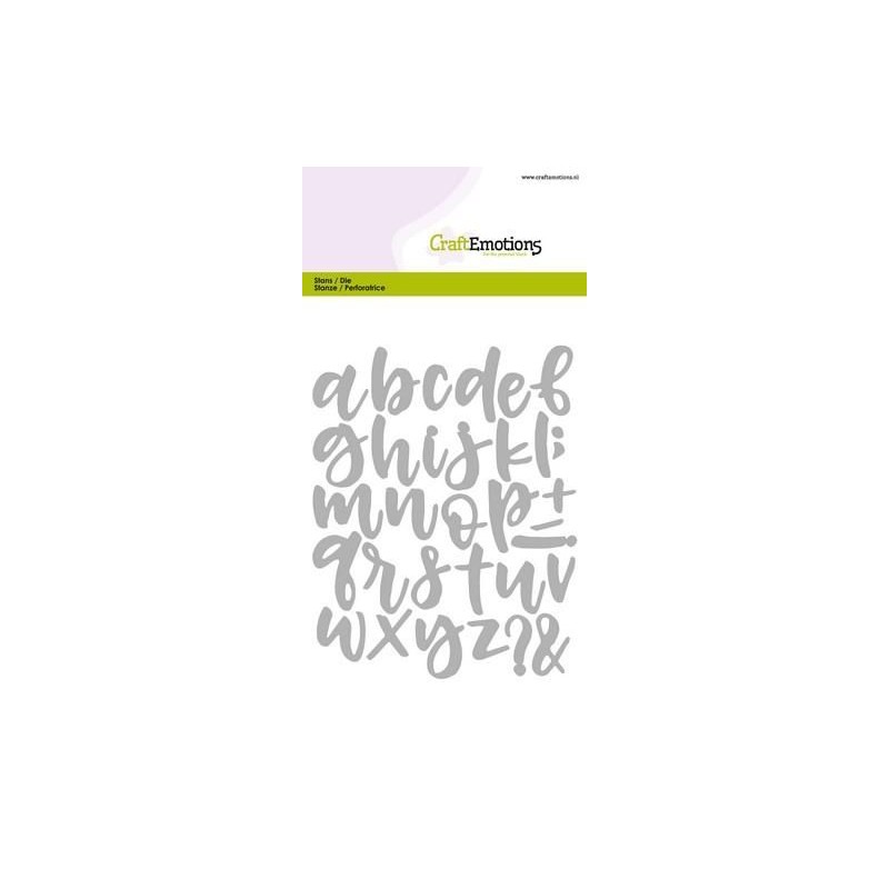 CraftEmotions Die - alphabet 115633/0513