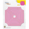 Nellie's Choice • Multi Frame Dies Stitched Cornerless Squares 121x121mm