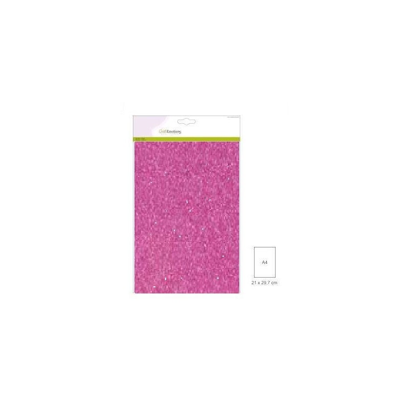 CraftEmotions glitter paper 120g, 5 Sh lilac +/- 29x21cm