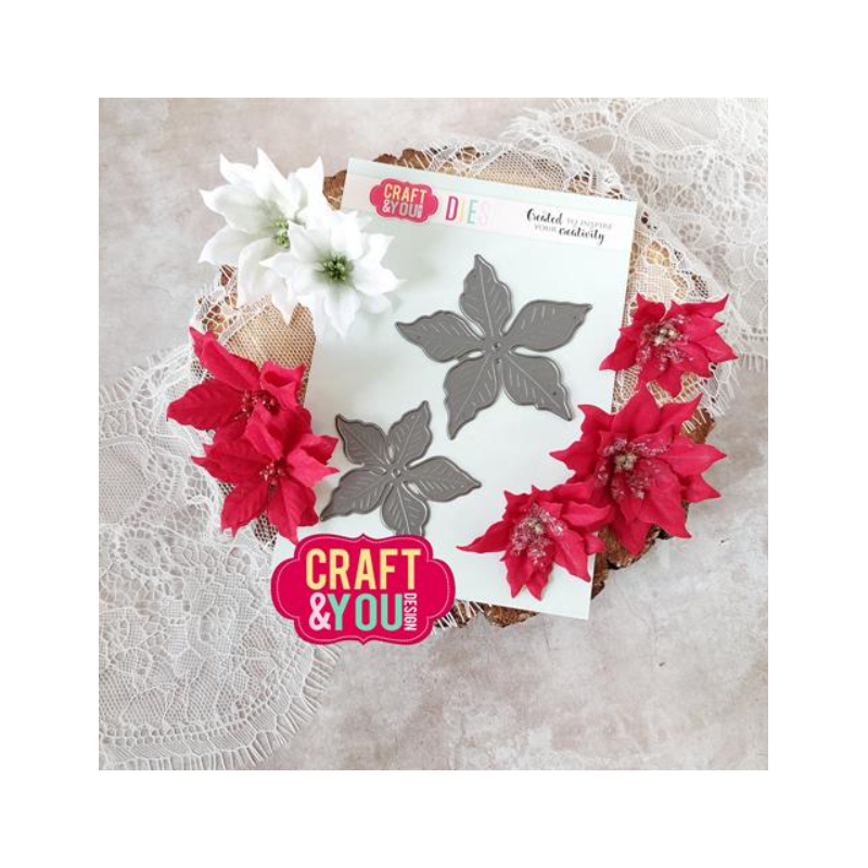 Craft & You Dies "Magda's Poinsettia" CW261