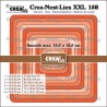 Crealies Crea-Nest-Lies XXL Square smooth CLNestXXL158 max. 13,5 x 13,5 cm