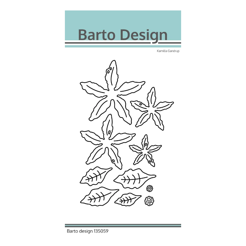 Barto Design Dies "Poinsettia" 135059