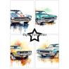 Paper Favourites Paper Pack "Muscle Cars" PFA109