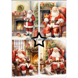 Paper Favourites A5 Paper Pack "Santa" PFA108