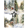 Paper Favourites A5 Paper Pack "Winter Forest" PFA107