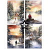 Paper Favourites A5 Paper Pack "Winter Forest" PFA107