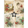 Paper Favourites A5 Paper Pack "Vintage Holly" PFA106