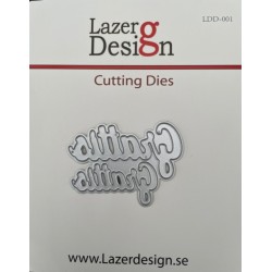 Lazer Design DIES Grattis 2 storlekar LDD-001