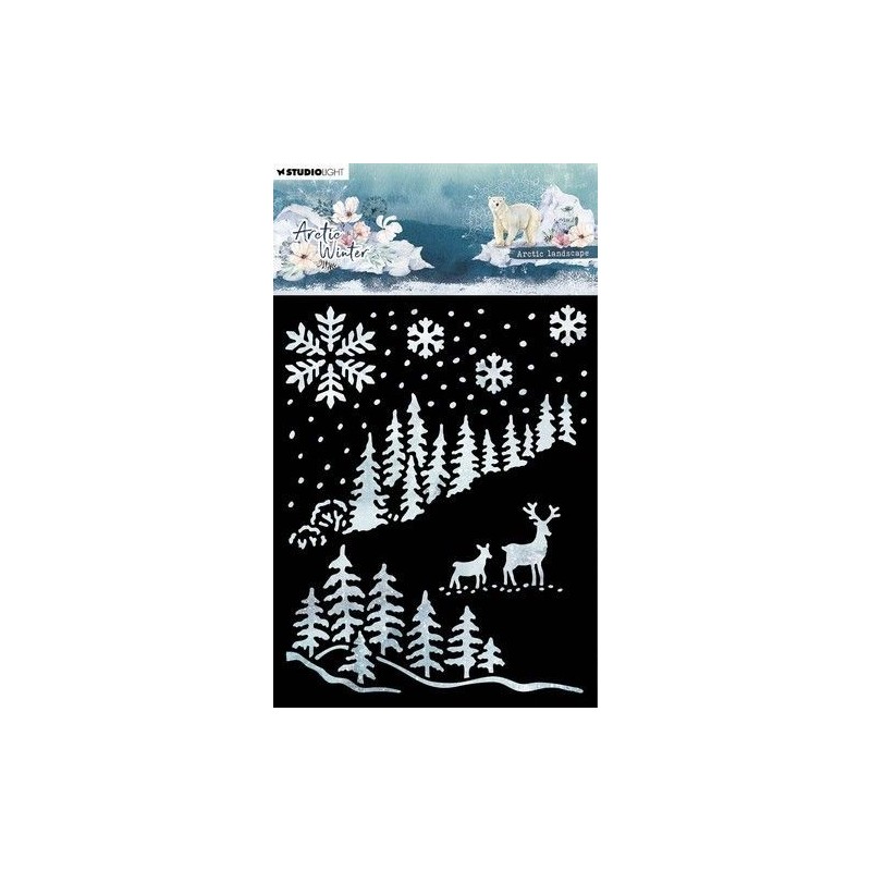 Studio Light Mask Artic Winter nr.253 SL-AW-MASK253 118x150mm