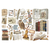 Stamperia Ephemera - Vintage Library die cut