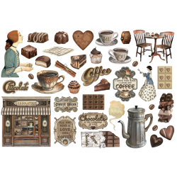 Stamperia Ephemera - Coffee and Chocolate