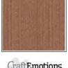 CraftE Cardstock Linen Terra brown 12"x12" / 10st